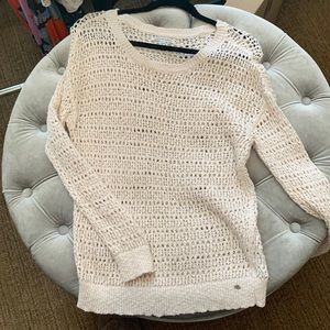 Cream American Eagle sweater size medium